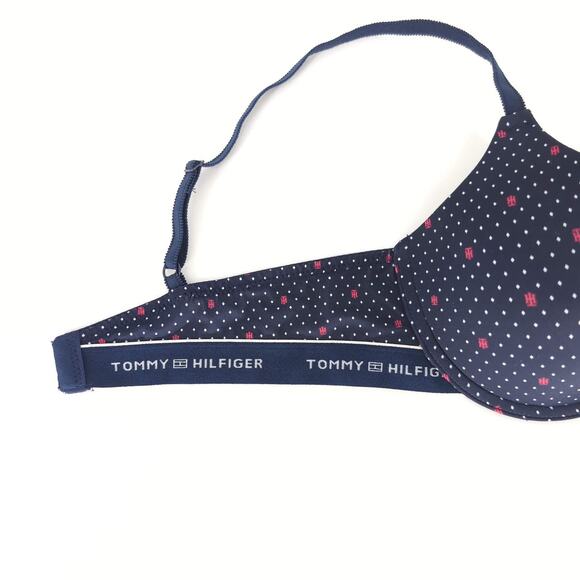 Tommy Hilfiger Dark Blue T-Shirt Bra With Light Lift - 36B - New without Tags - Picture 11 of 15